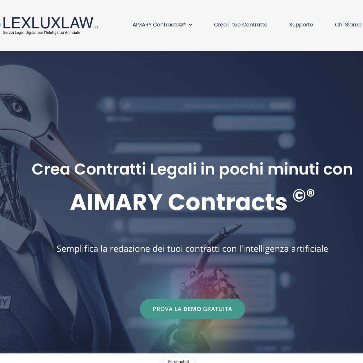 Sito LexLuxLaw – Strumenti legali online